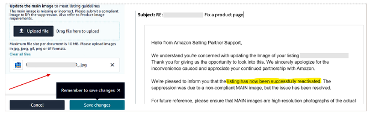 Amazon ASIN Reinstatement Solution