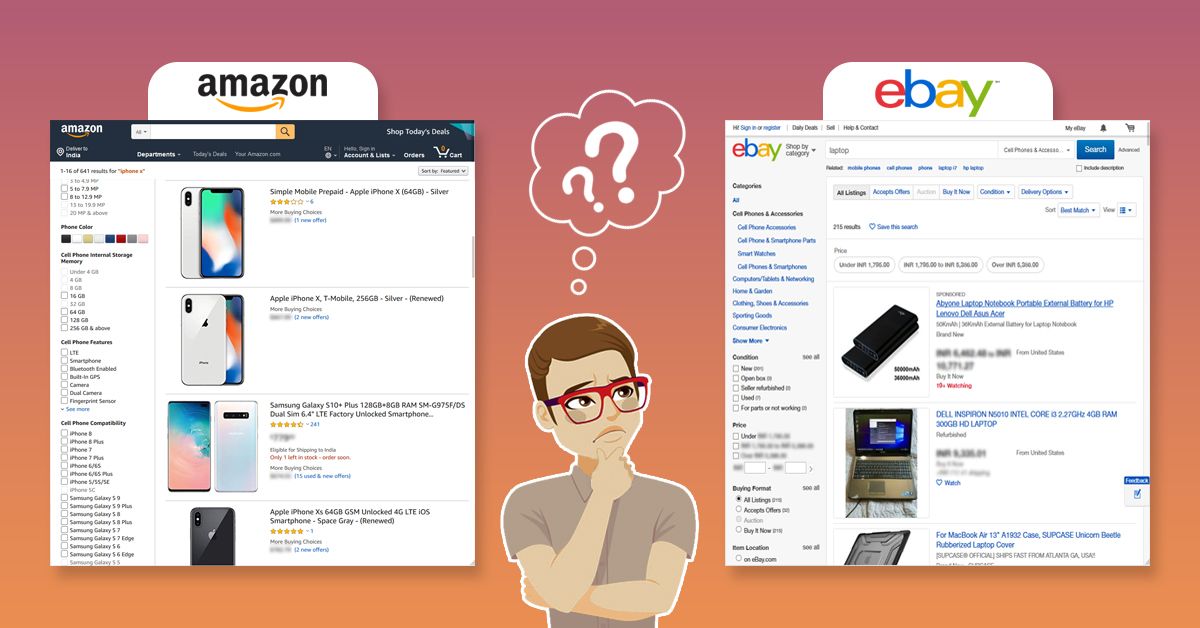 how to choose better marketplace between amazon & eBay